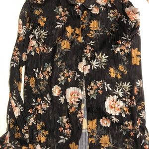 Floral Zara button up mens